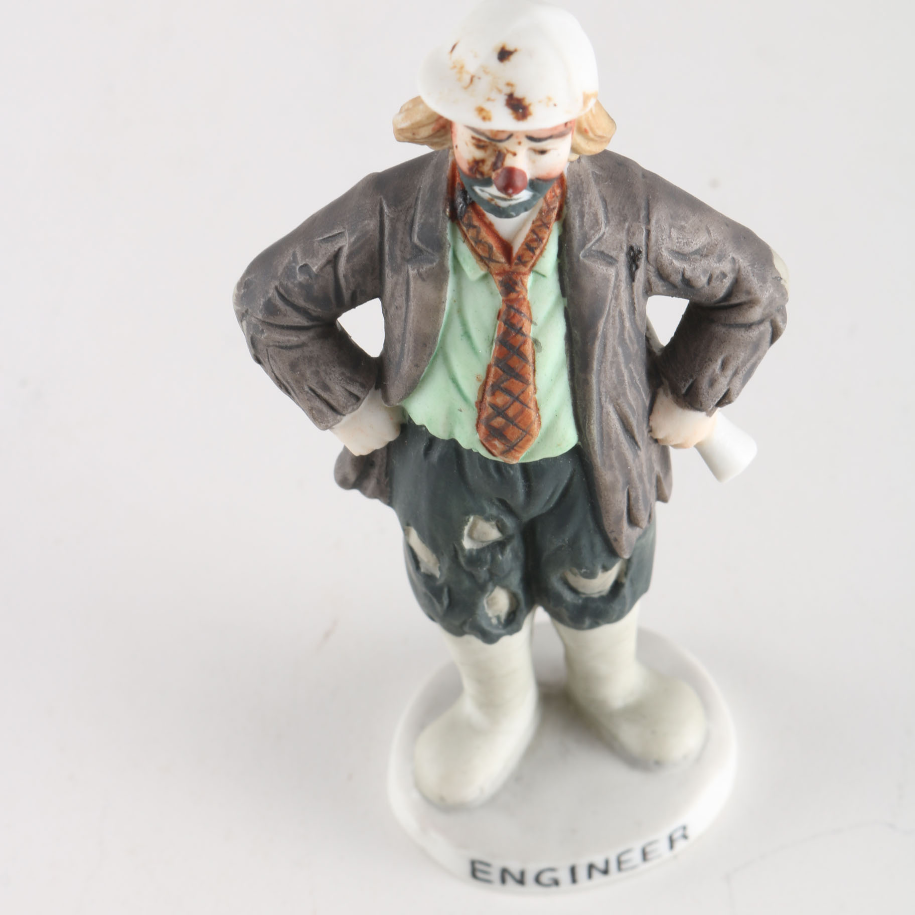 Porcelain Emmett Kelly Jr. Clown Ornament