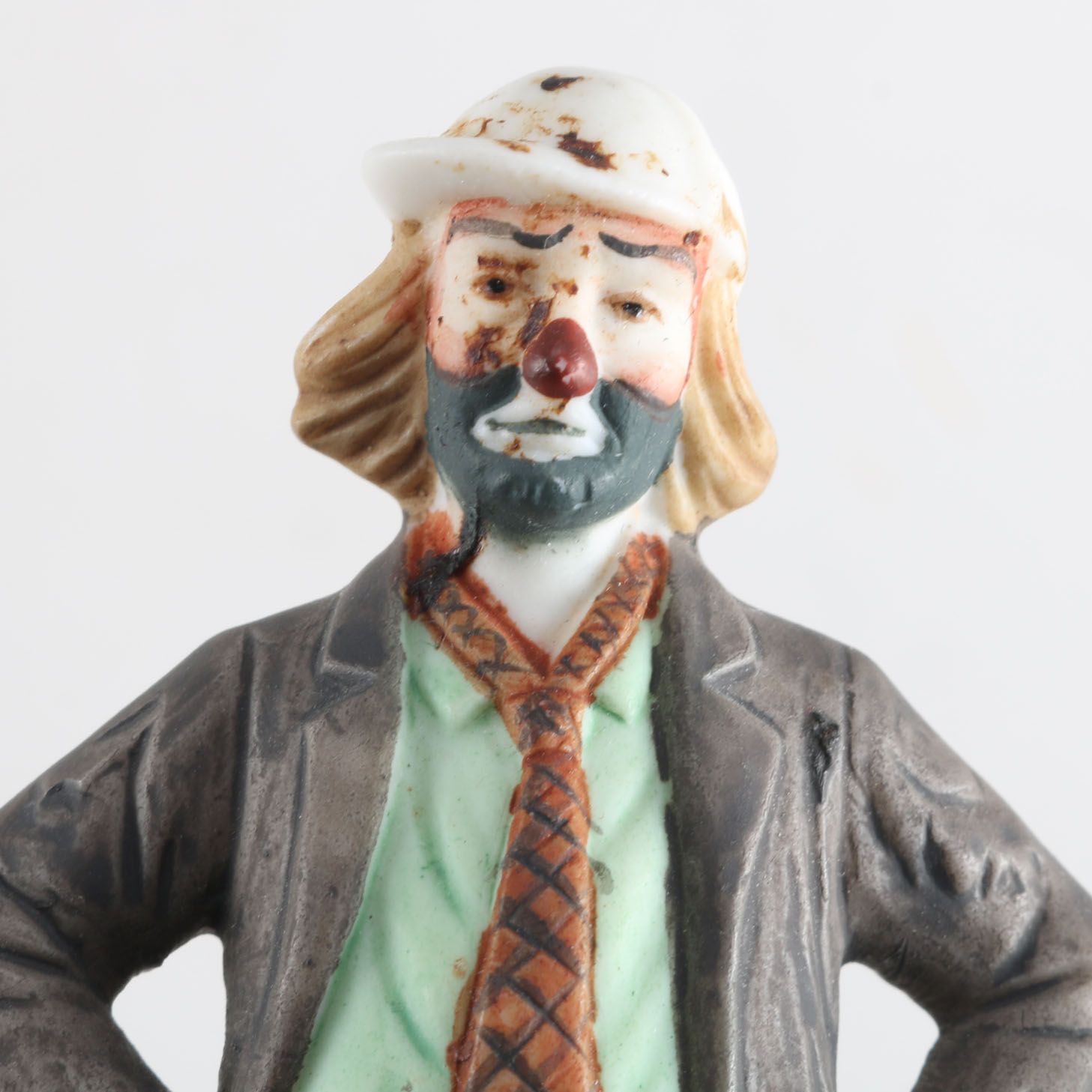 Porcelain Emmett Kelly Jr. Clown Ornament