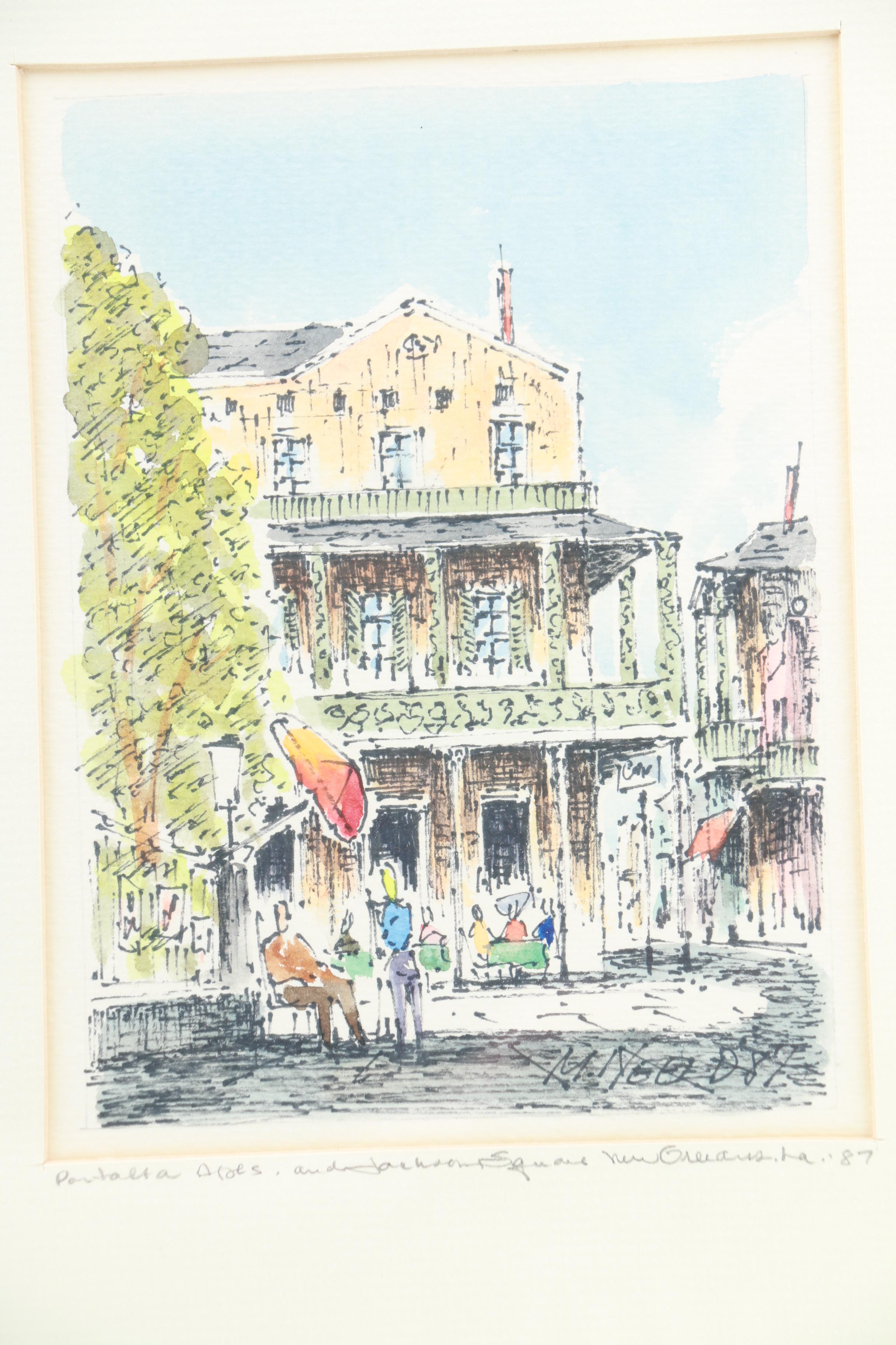 Martin Neeld Watercolor Paintings of Architecture