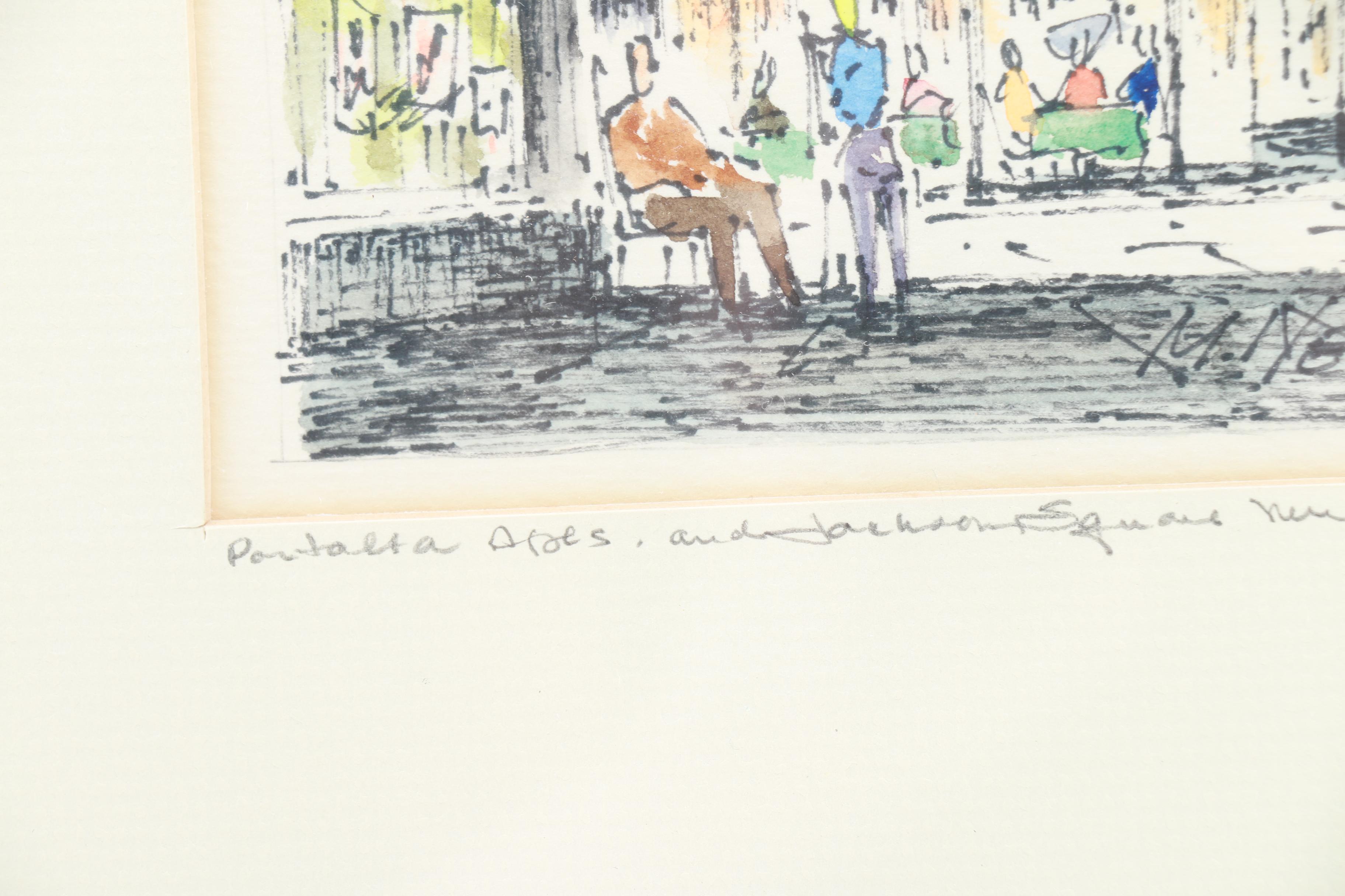 Martin Neeld Watercolor Paintings of Architecture