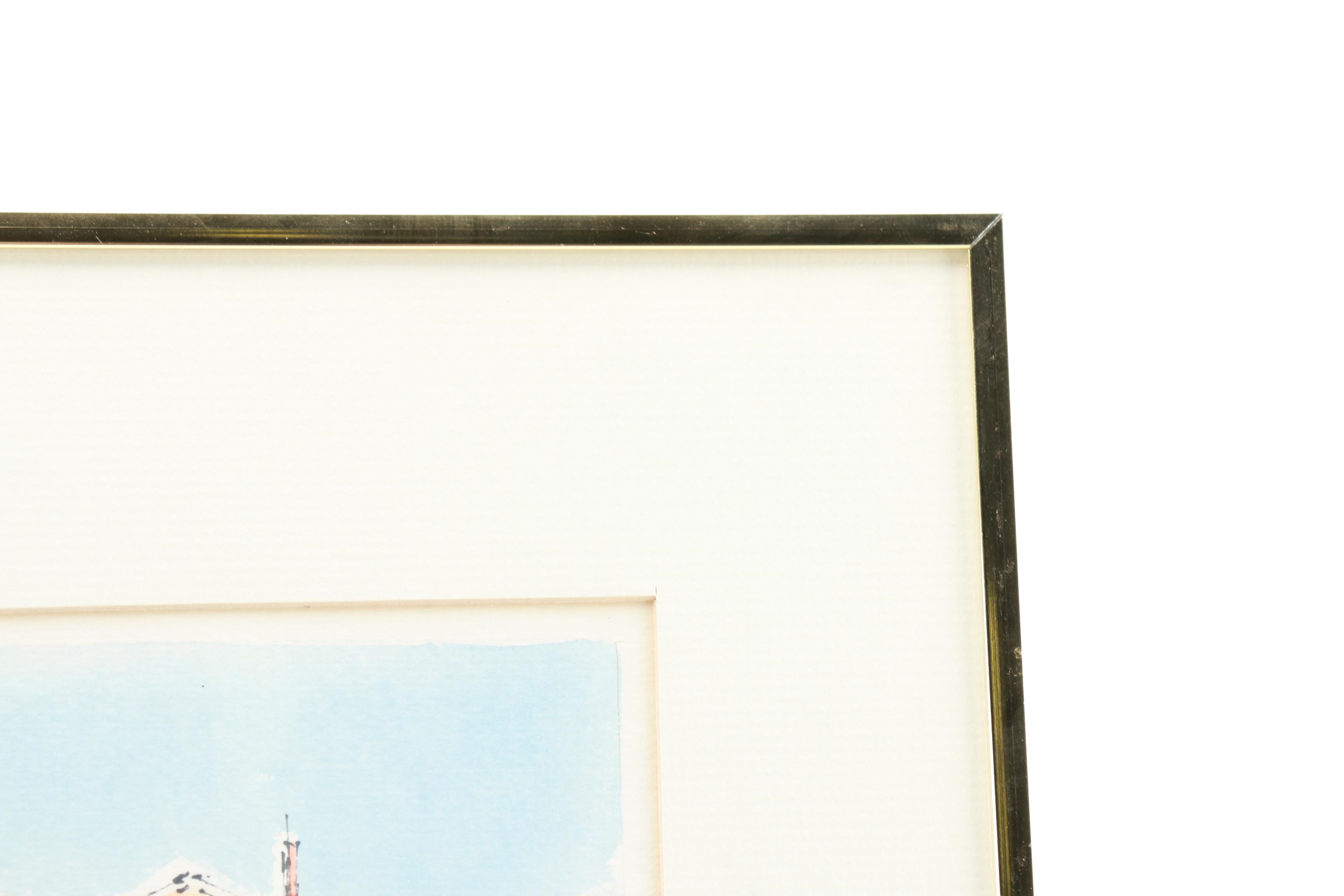 Martin Neeld Watercolor Paintings of Architecture