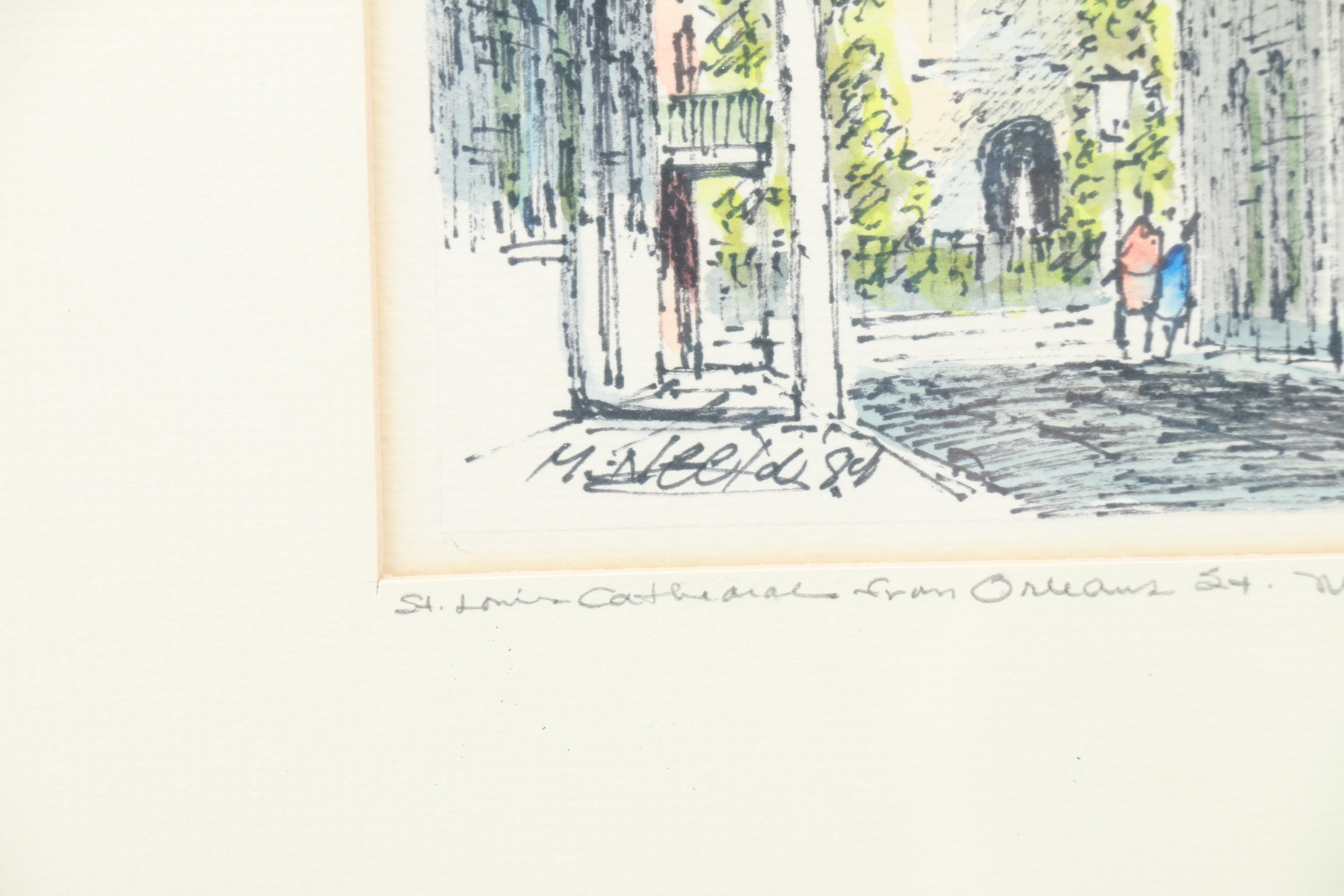 Martin Neeld Watercolor Paintings of Architecture