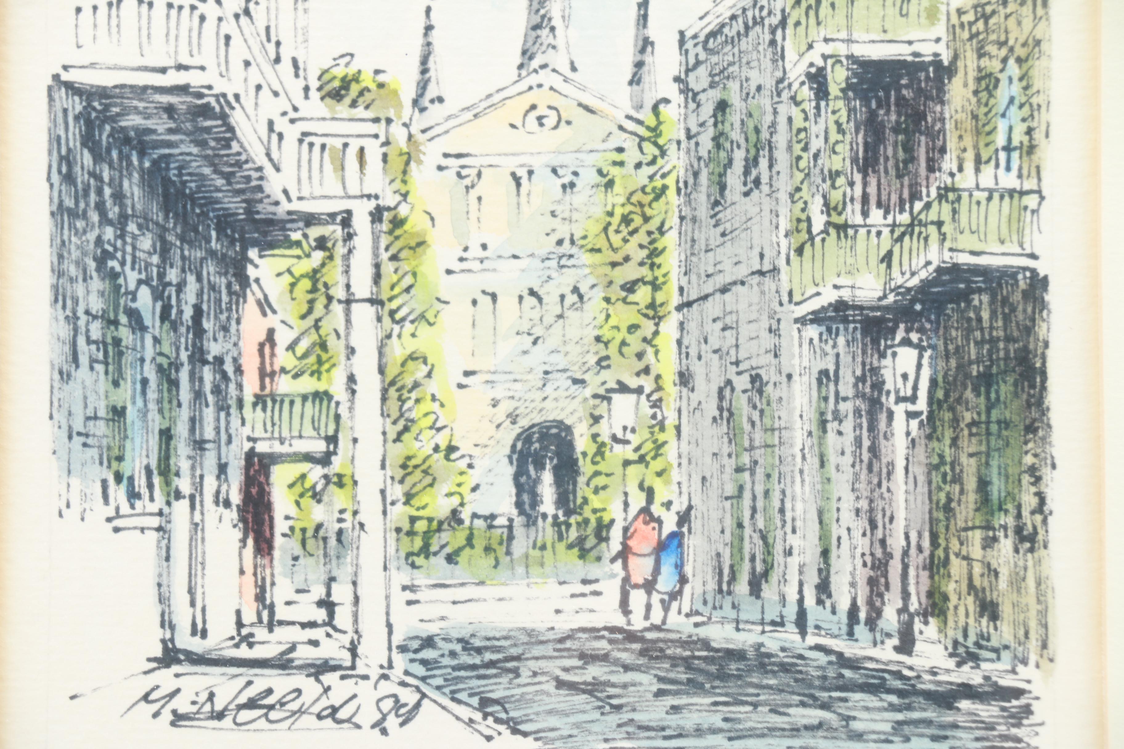 Martin Neeld Watercolor Paintings of Architecture