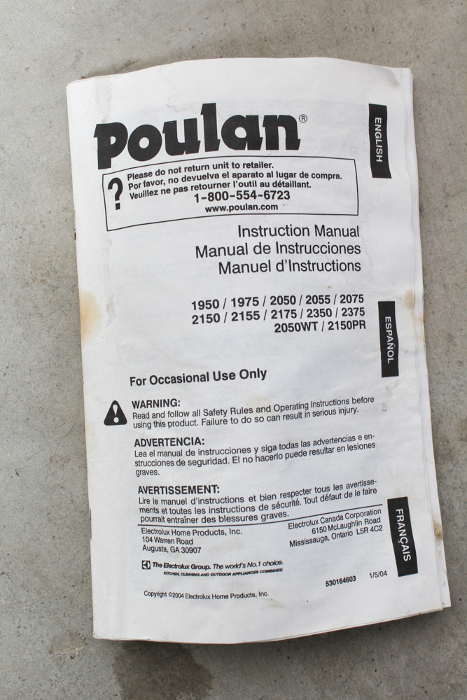 Poulan 2150LX 14 Inch Chain Saw