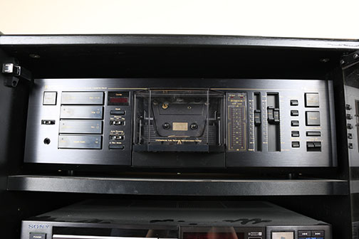 Yamaha, Sony Stereo Components and Cabinet