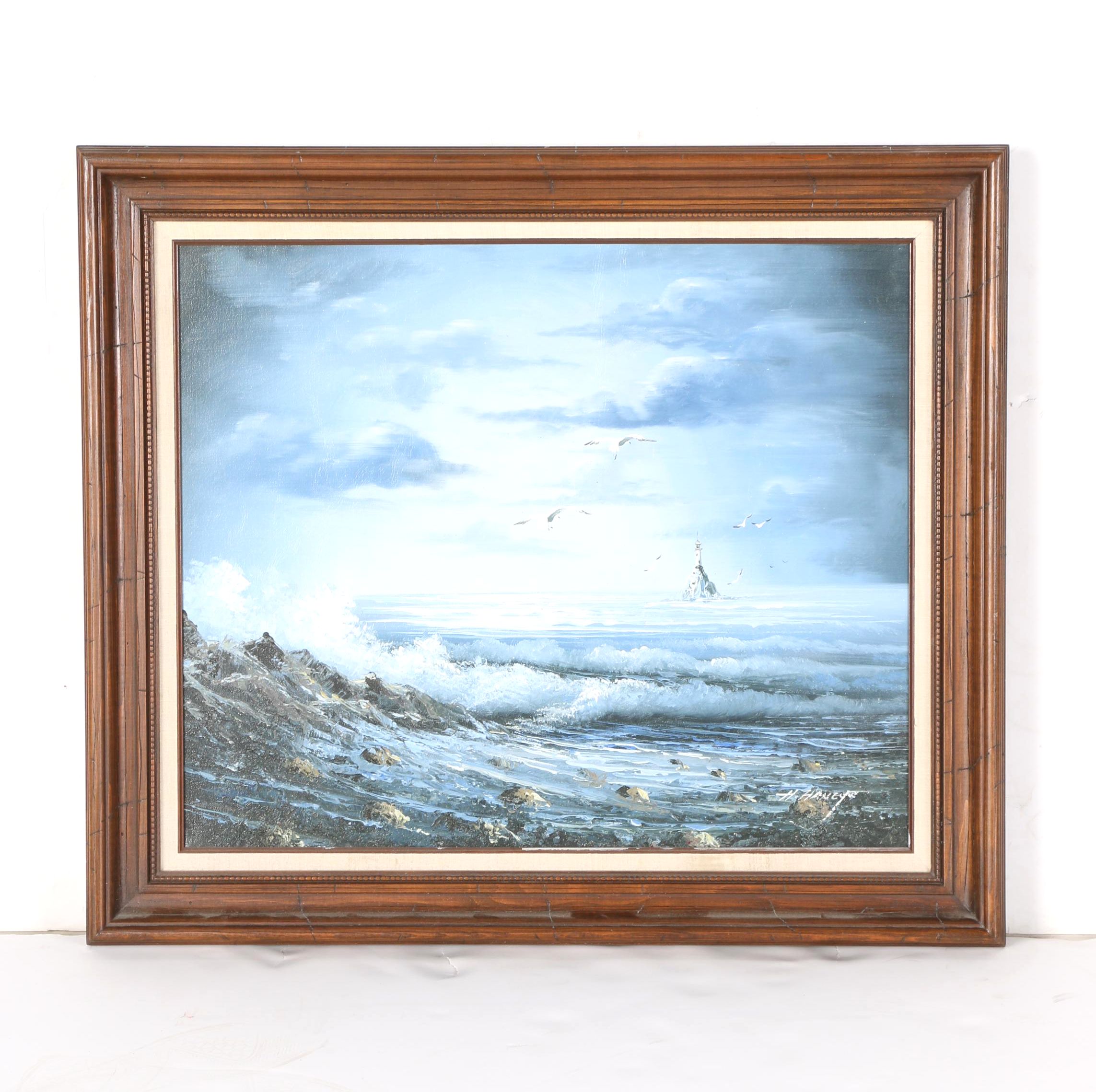 Original Oil on Canvas by H. Haney