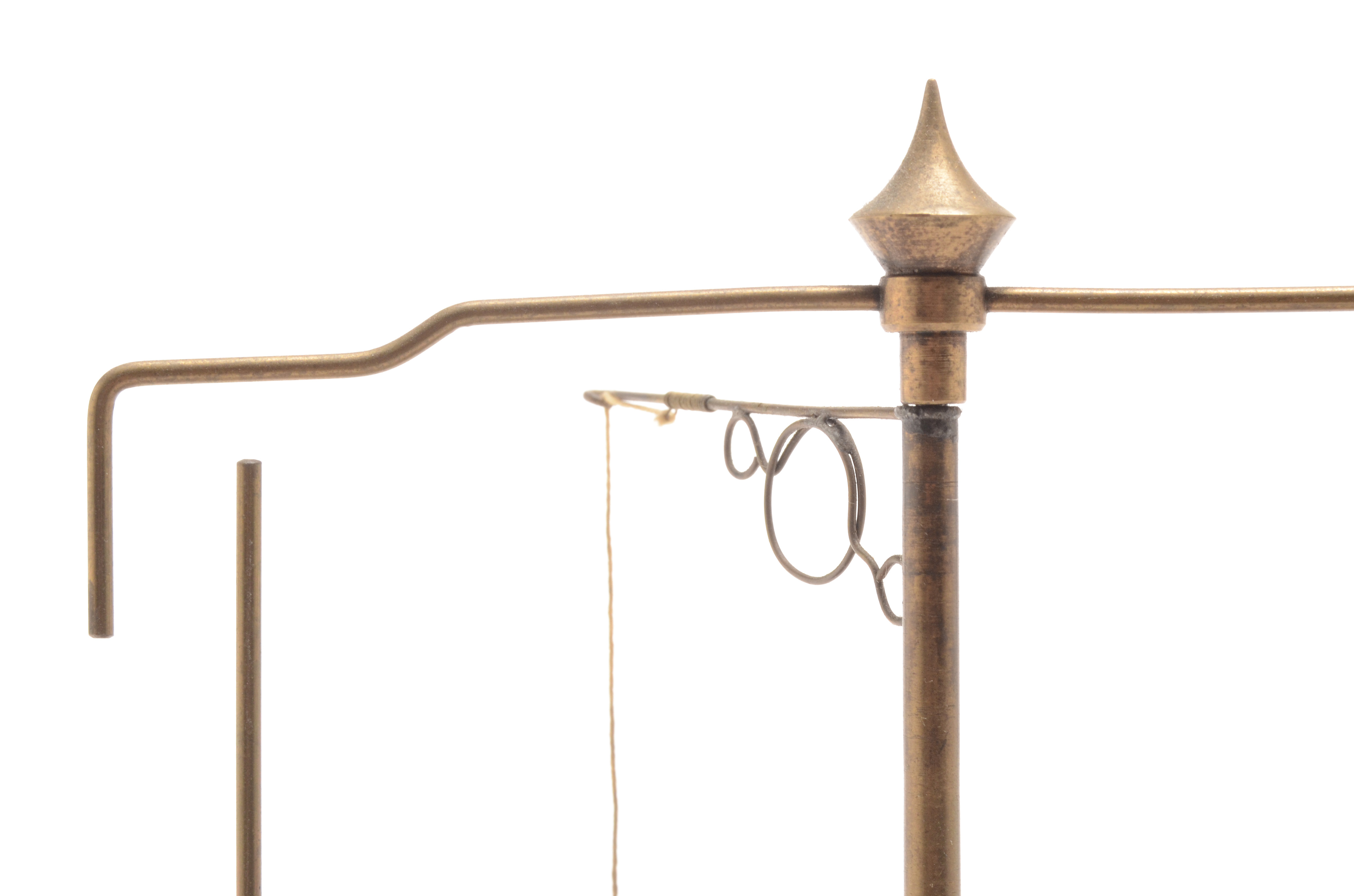 Vintage Horolovar Flying Pendulum Clock