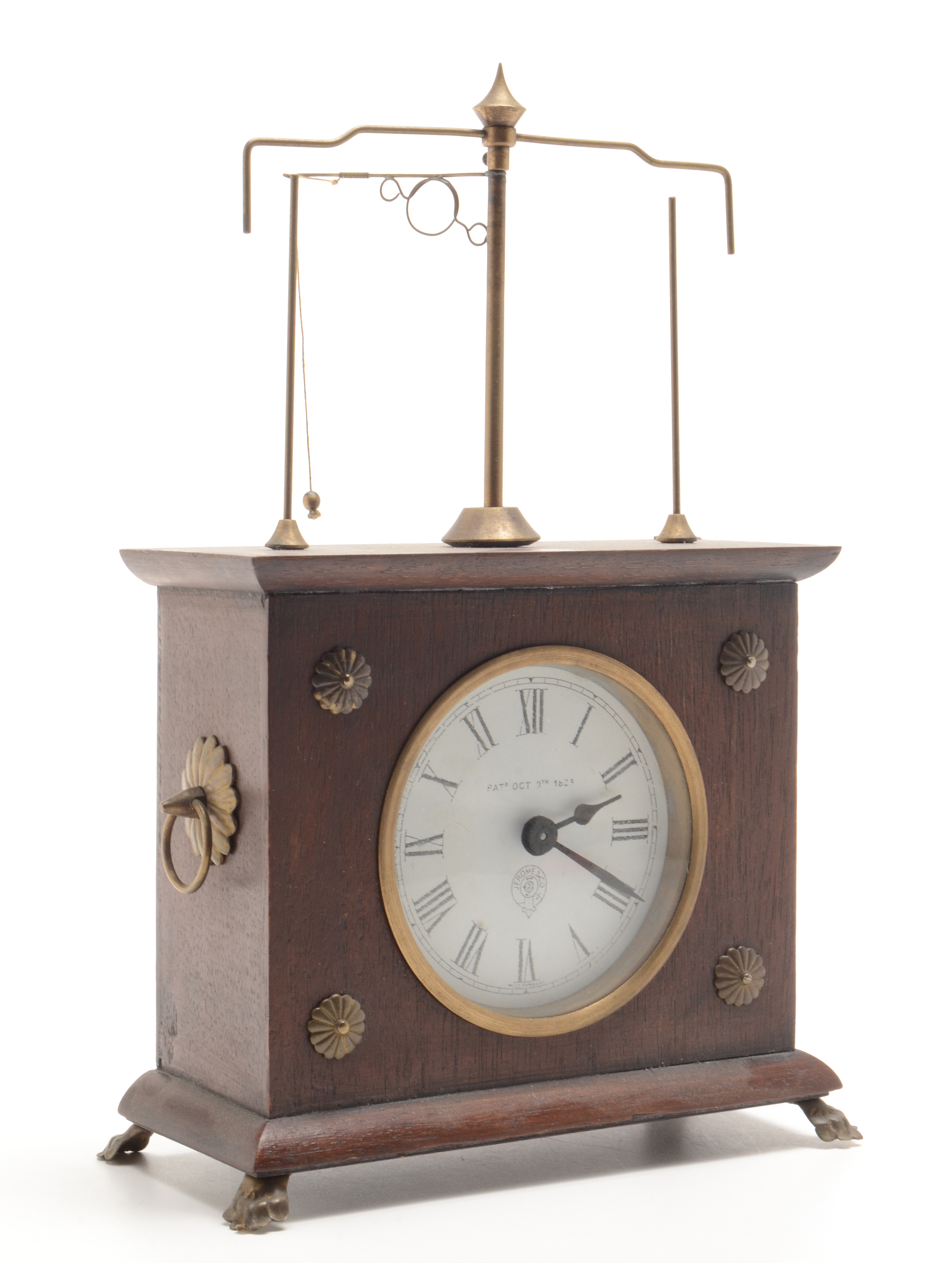 Vintage Horolovar Flying Pendulum Clock