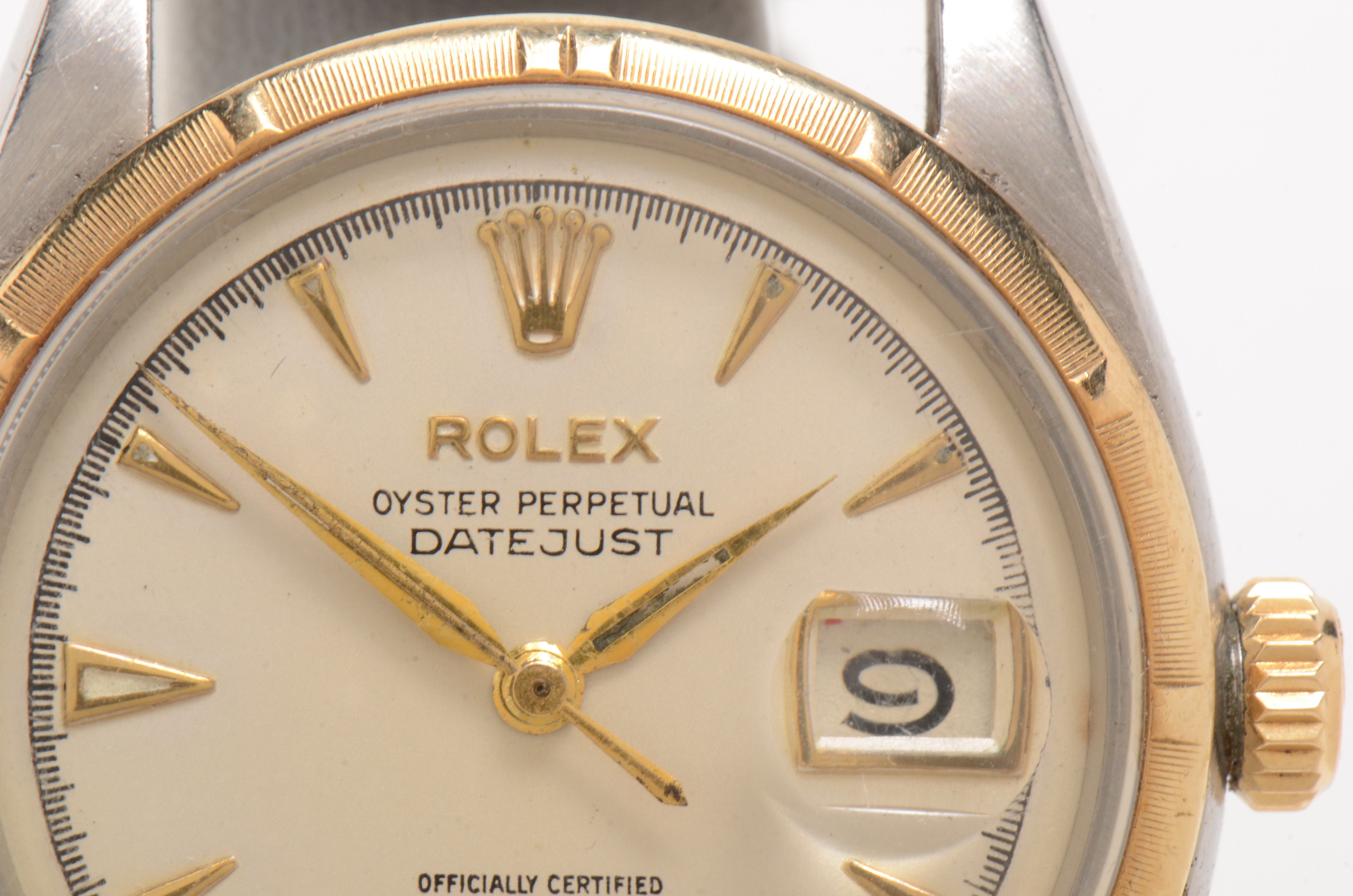 Vintage Rolex Datejust 14K Yellow Gold Stainless Steel Watch