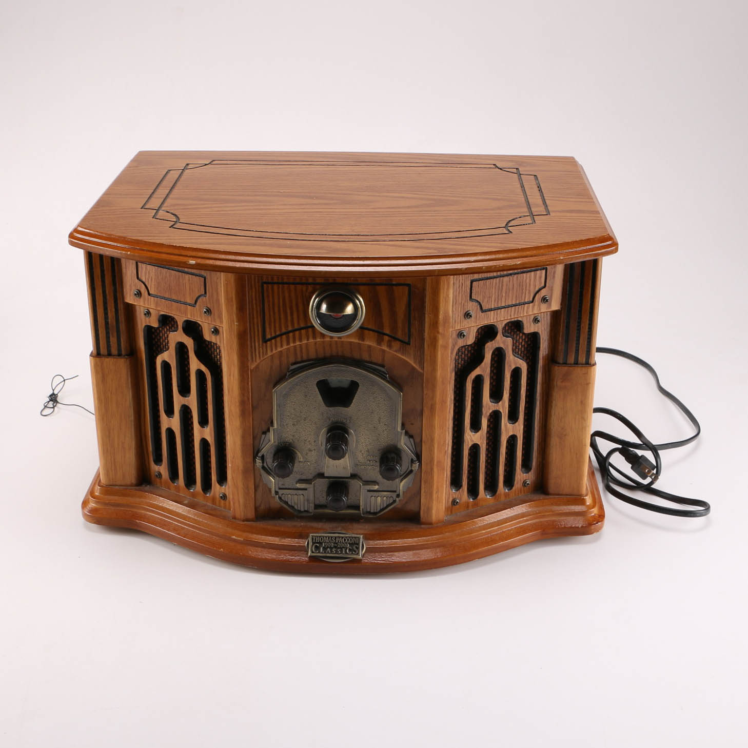 Thomas Pacconi Replica Antique Record Player and Radio