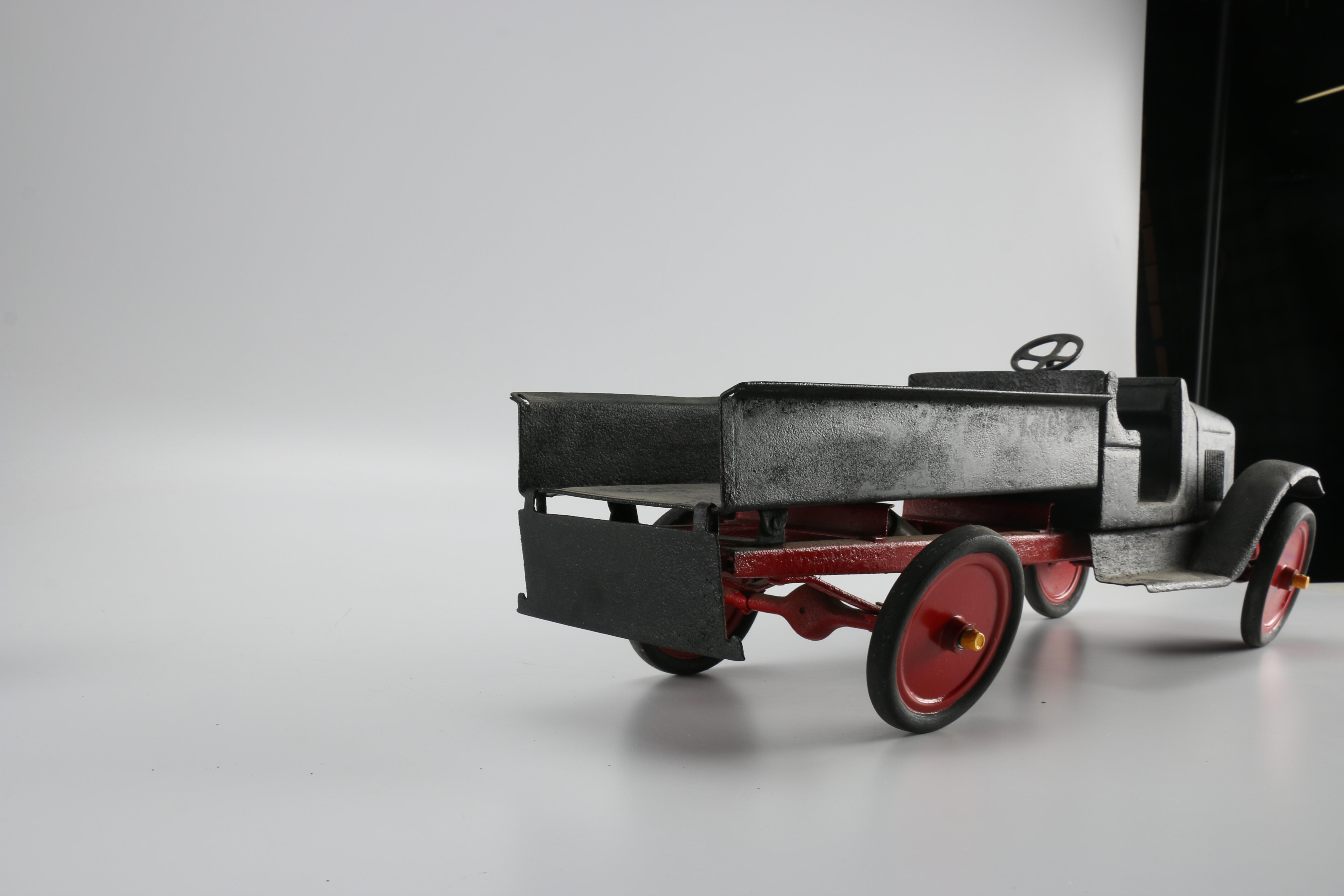 Black and Red Toy Truck