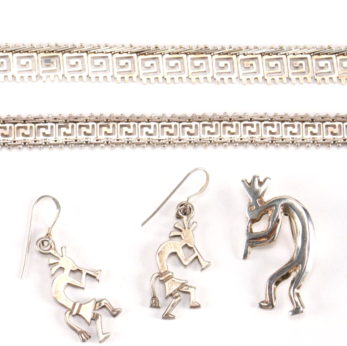 Southwestern Style Sterling Jewelry With Kokopelli