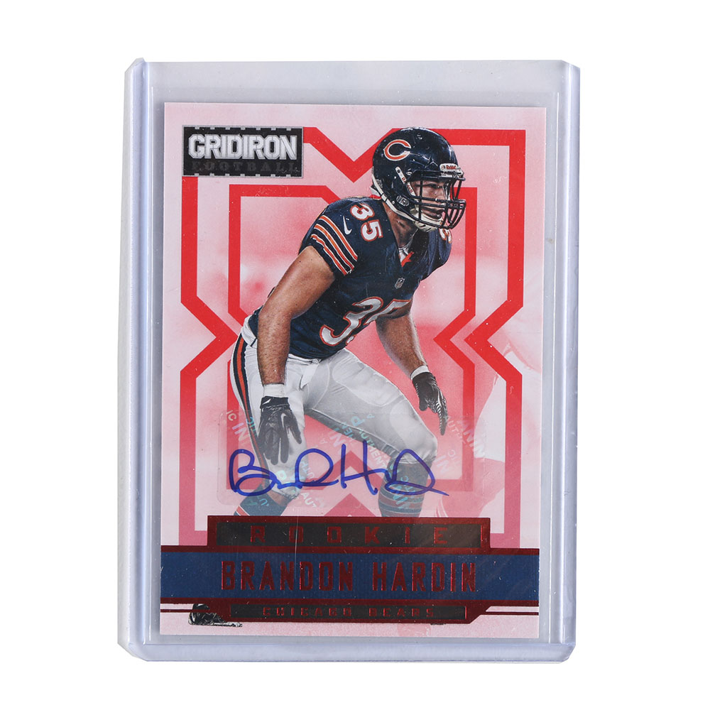 Signed Brandon Hardin Rookie Card
