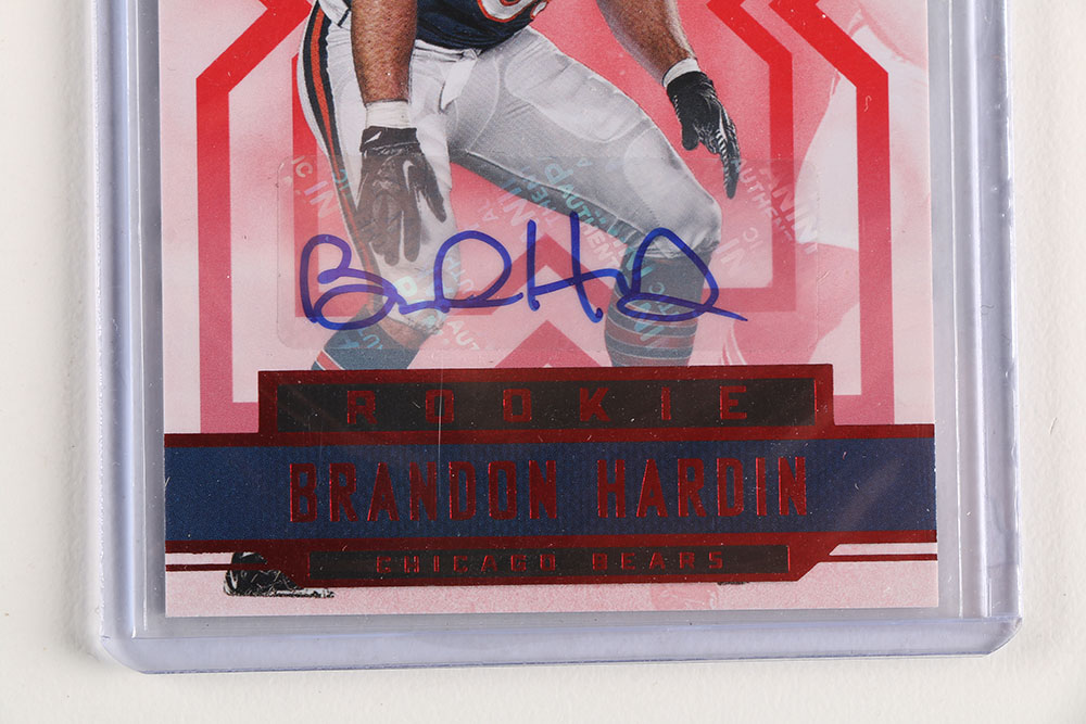 Signed Brandon Hardin Rookie Card
