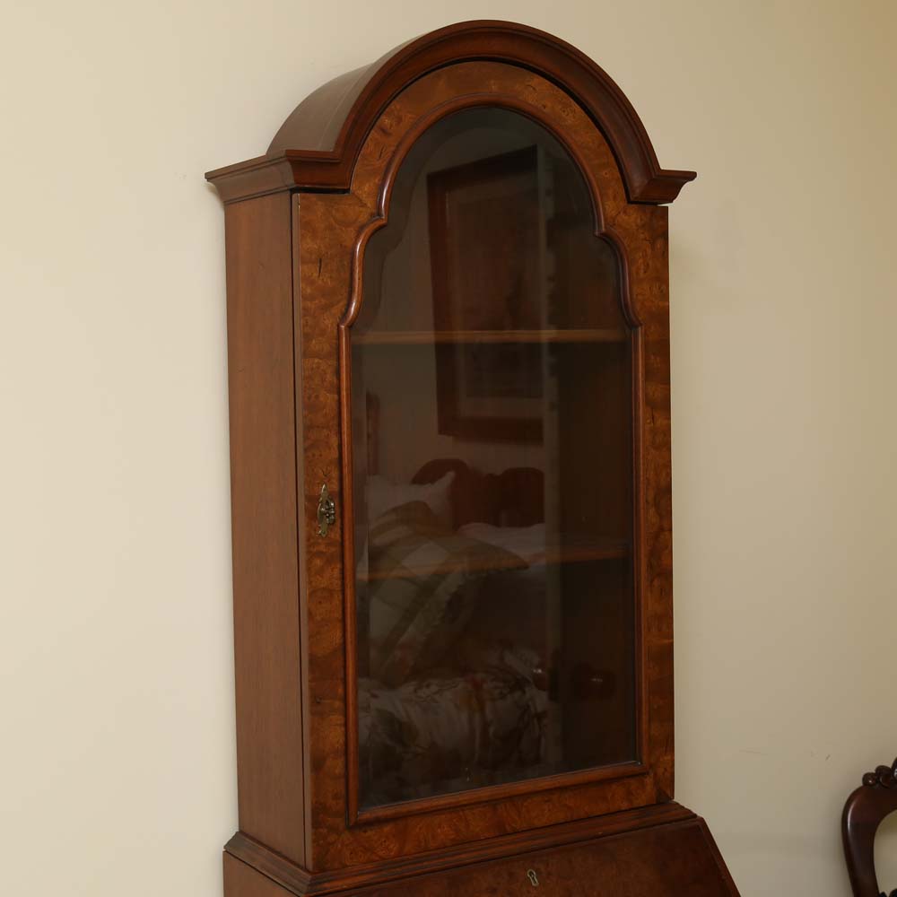 Vintage Hickory Chair Mahogany and Burlwood Secretary