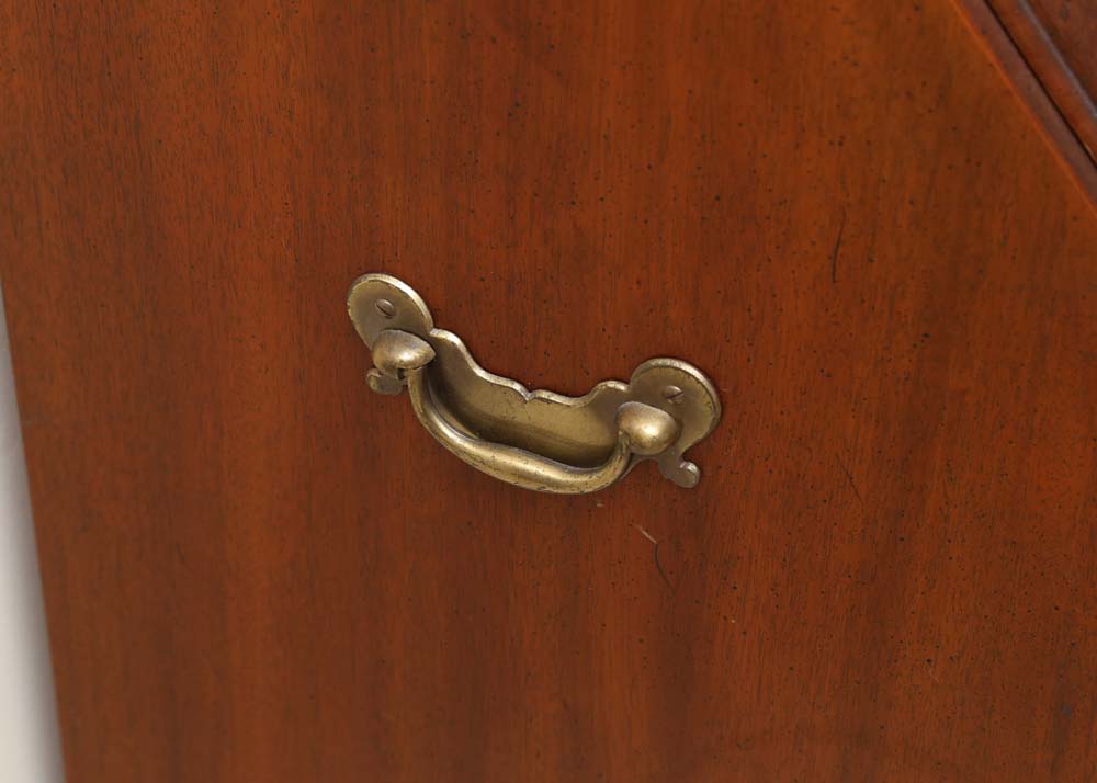 Vintage Hickory Chair Mahogany and Burlwood Secretary