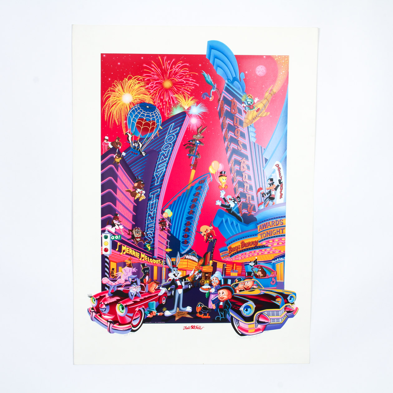 Melanie Taylor Kent Limited Edition Print "That's 50 Folks"