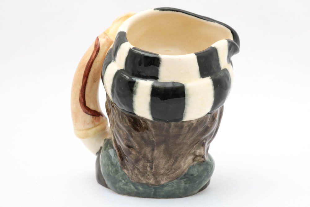 Two Vintage Royal Doulton Toby Character Mugs "The Trapper" and " Bootmaker"