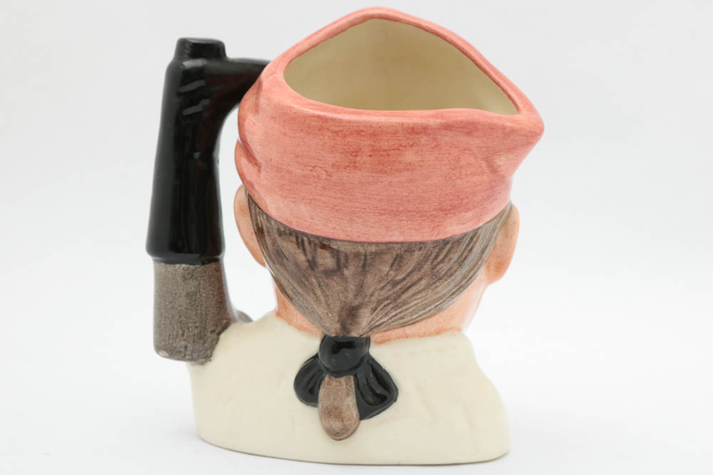 Two Vintage Royal Doulton Toby Character Mugs "The Trapper" and " Bootmaker"