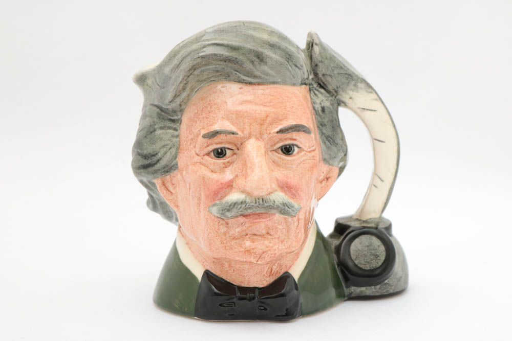Vintage Royal Doulton "Mark Twain" and "Sancho Pance" Toby CharacterMugs