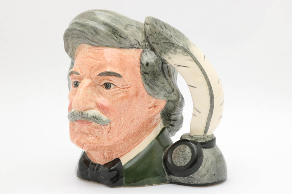 Vintage Royal Doulton "Mark Twain" and "Sancho Pance" Toby CharacterMugs