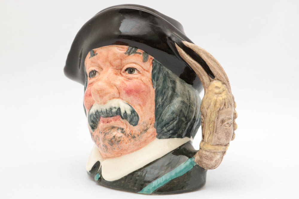 Vintage Royal Doulton "Mark Twain" and "Sancho Pance" Toby CharacterMugs