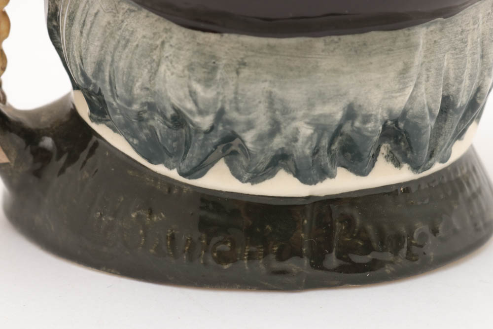 Vintage Royal Doulton "Mark Twain" and "Sancho Pance" Toby CharacterMugs