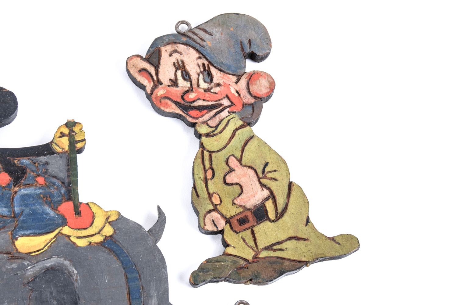 Collection of Handmade Wooden Disney Ornaments