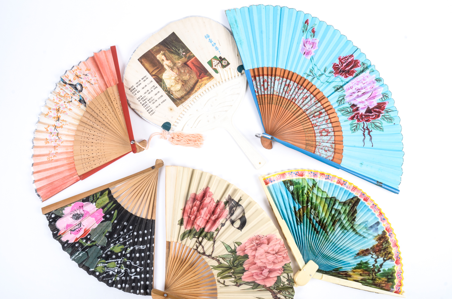 Collection of Paper Fans