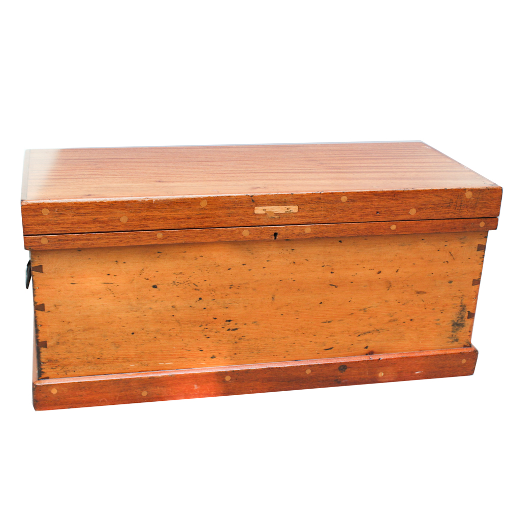 Antique Wooden Carpenter's Chest
