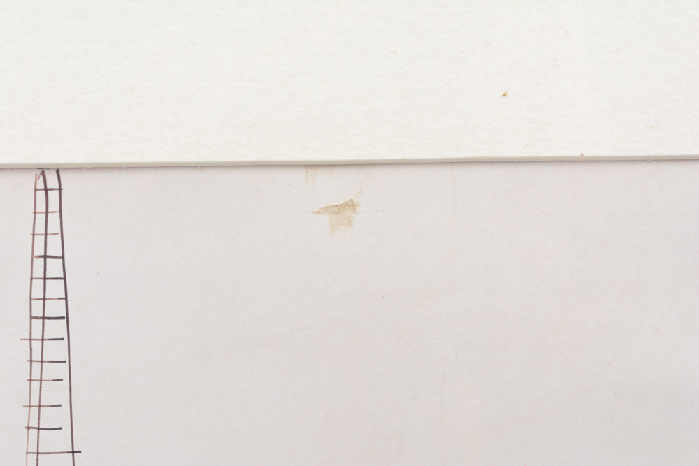 Amalie Rothschild Pen on Paper Cityscape Drawing