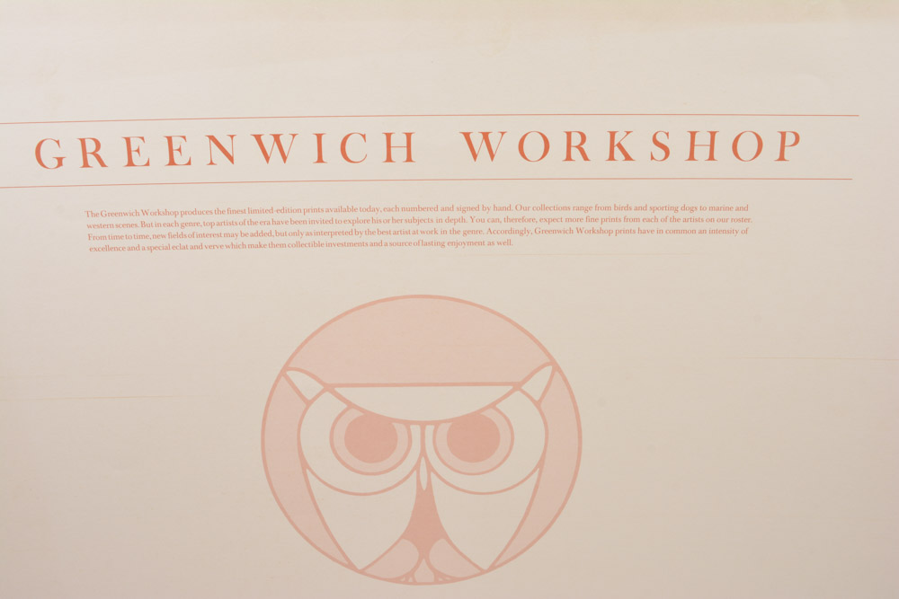 Frank McCarthy "Waiting for the Escort" Offset Lithograph