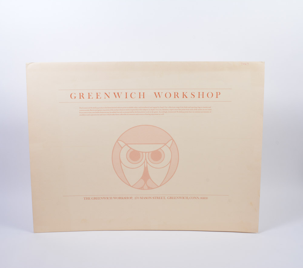 Frank McCarthy "Waiting for the Escort" Offset Lithograph