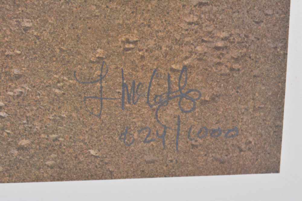 Frank McCarthy "Waiting for the Escort" Offset Lithograph