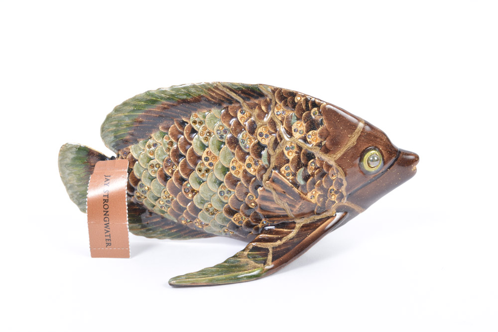 Jay Strongwater Japanese Angelfish Figurine