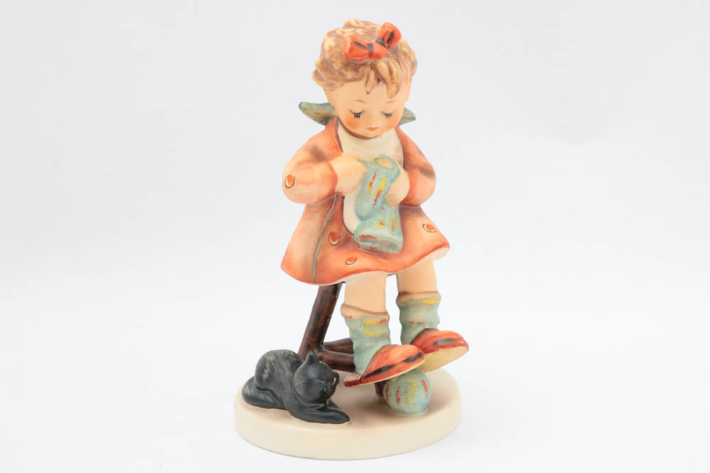 Vintage Hummel "Mother's Helper" Ceramic Figurine