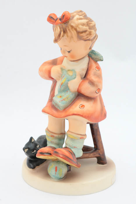 Vintage Hummel "Mother's Helper" Ceramic Figurine