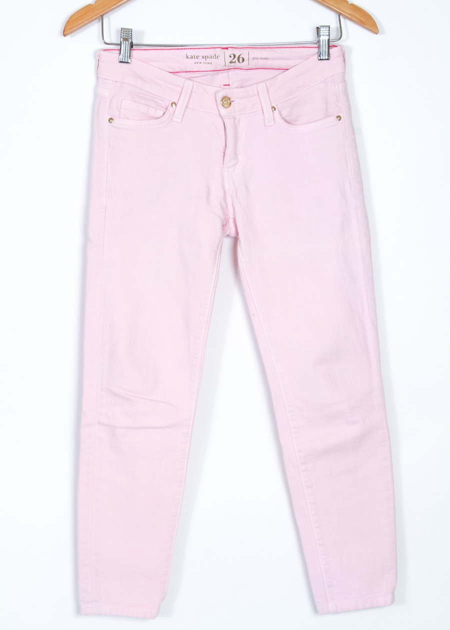 Two Pairs of Colorful Pants by Kate Spade and Tory Burch