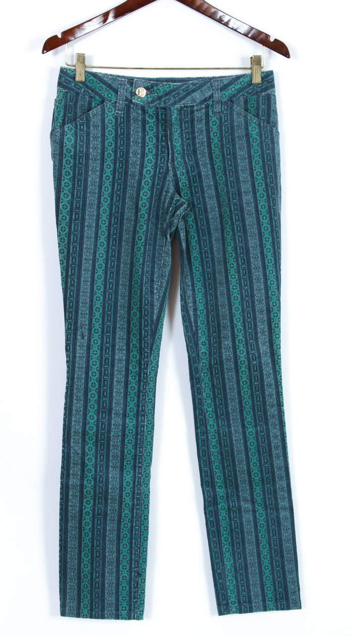 Two Pairs of Colorful Pants by Kate Spade and Tory Burch