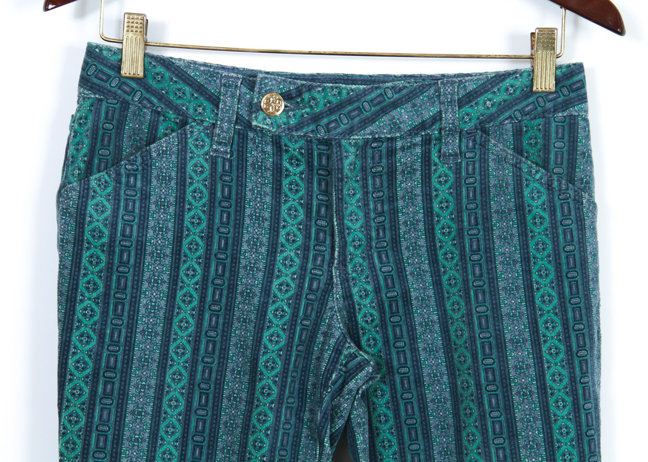 Two Pairs of Colorful Pants by Kate Spade and Tory Burch