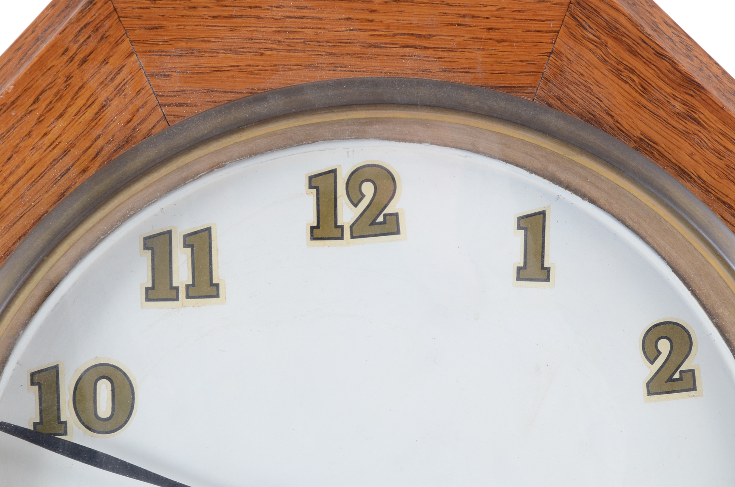 Vintage Ingraham Oak Regulator Wall Clock