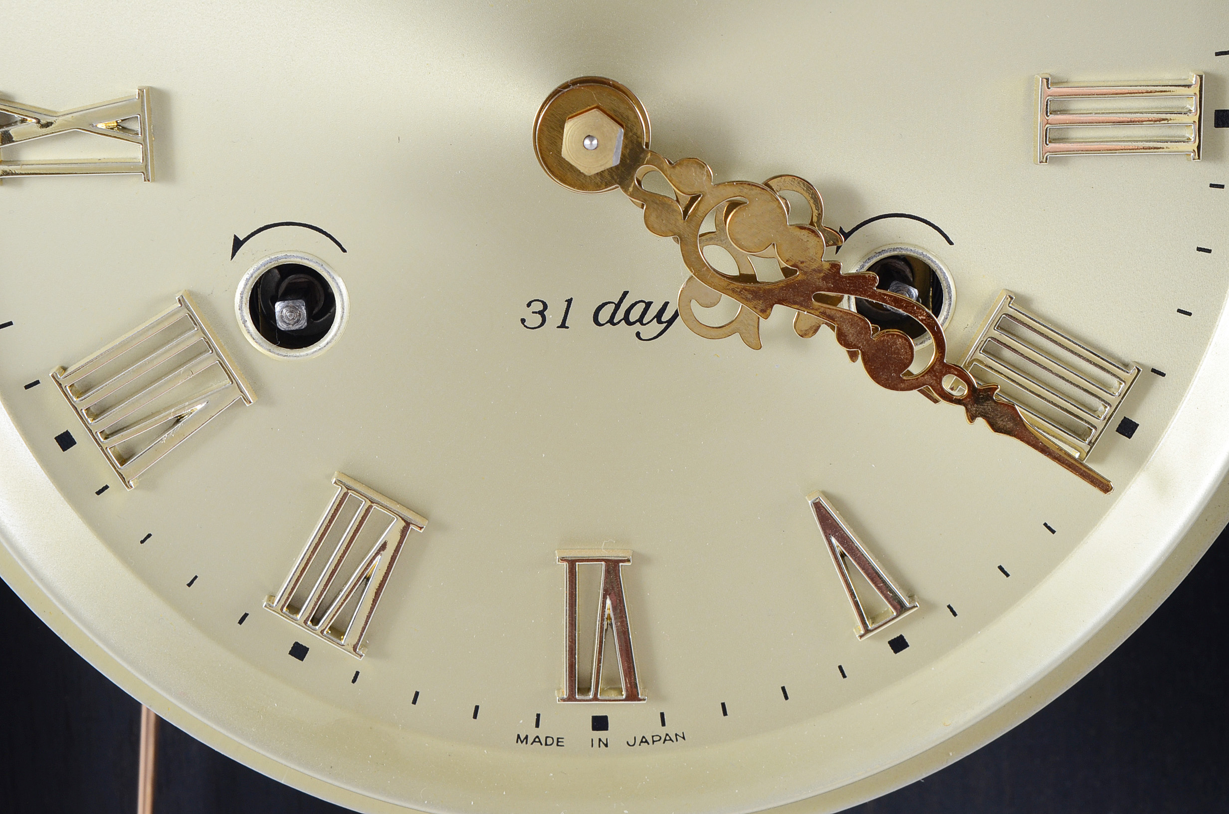 Linden 31 Day Chime Wall Clock