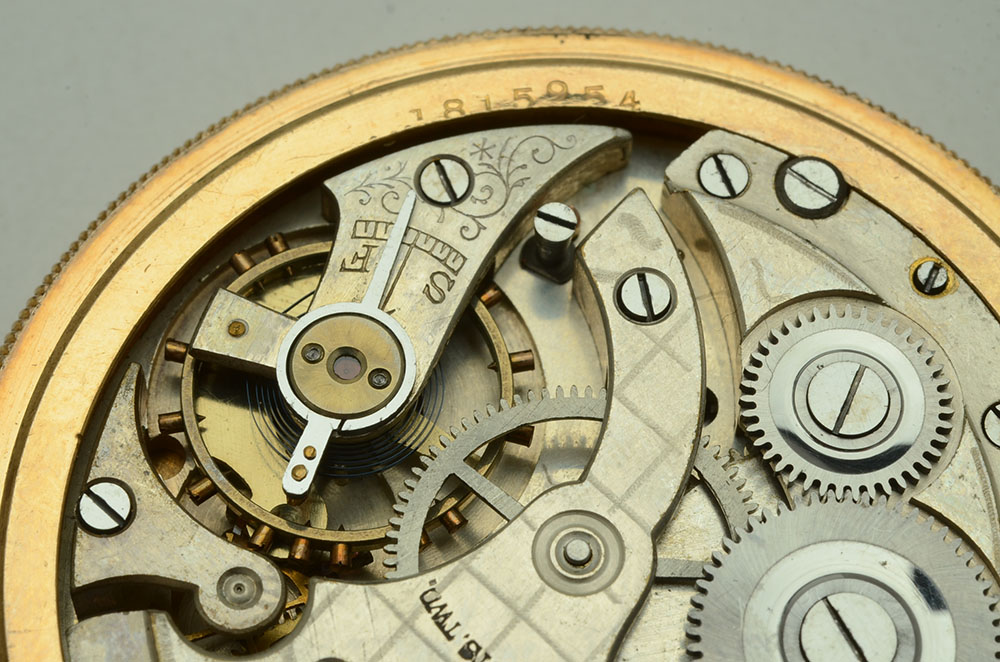 Vintage Langendorf Gold Filled Pocket Watch with Dome