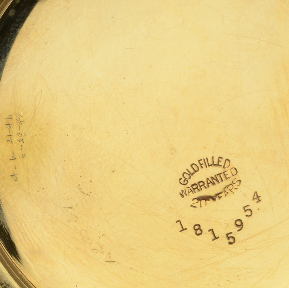 Vintage Langendorf Gold Filled Pocket Watch with Dome