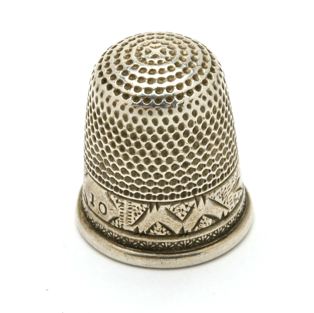 Vintage Sterling Silver Sewing Thimbles