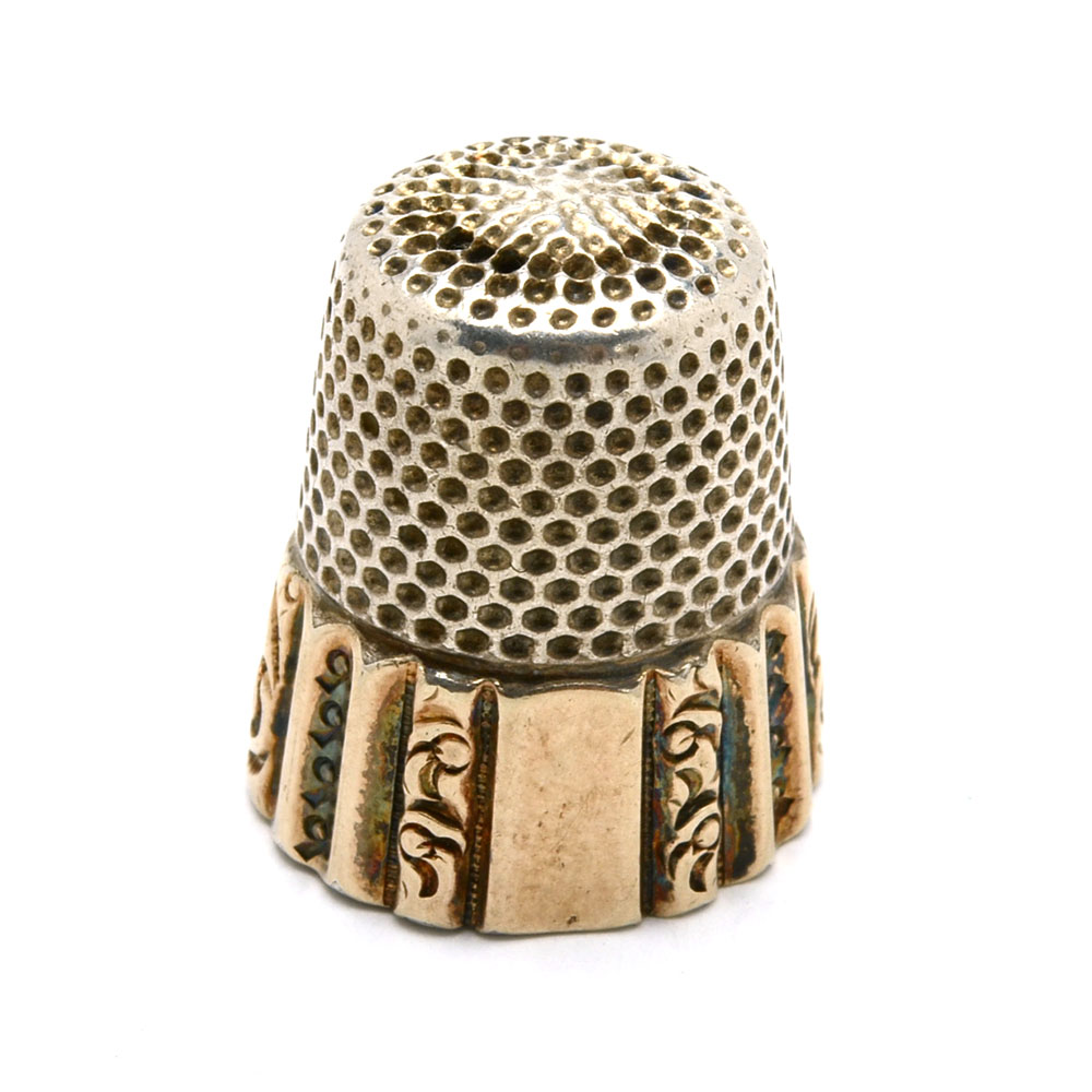 Vintage Sterling Silver Sewing Thimbles