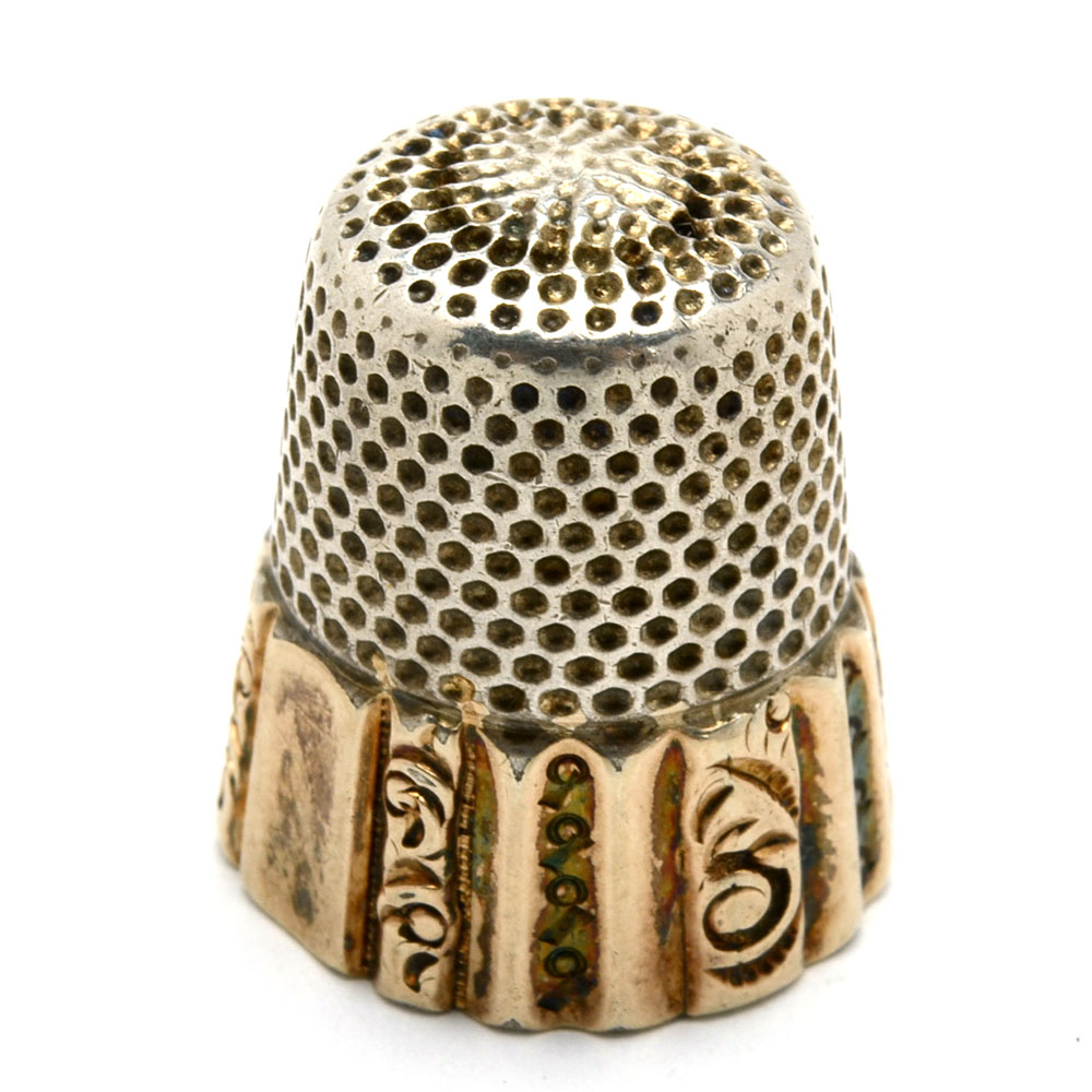 Vintage Sterling Silver Sewing Thimbles