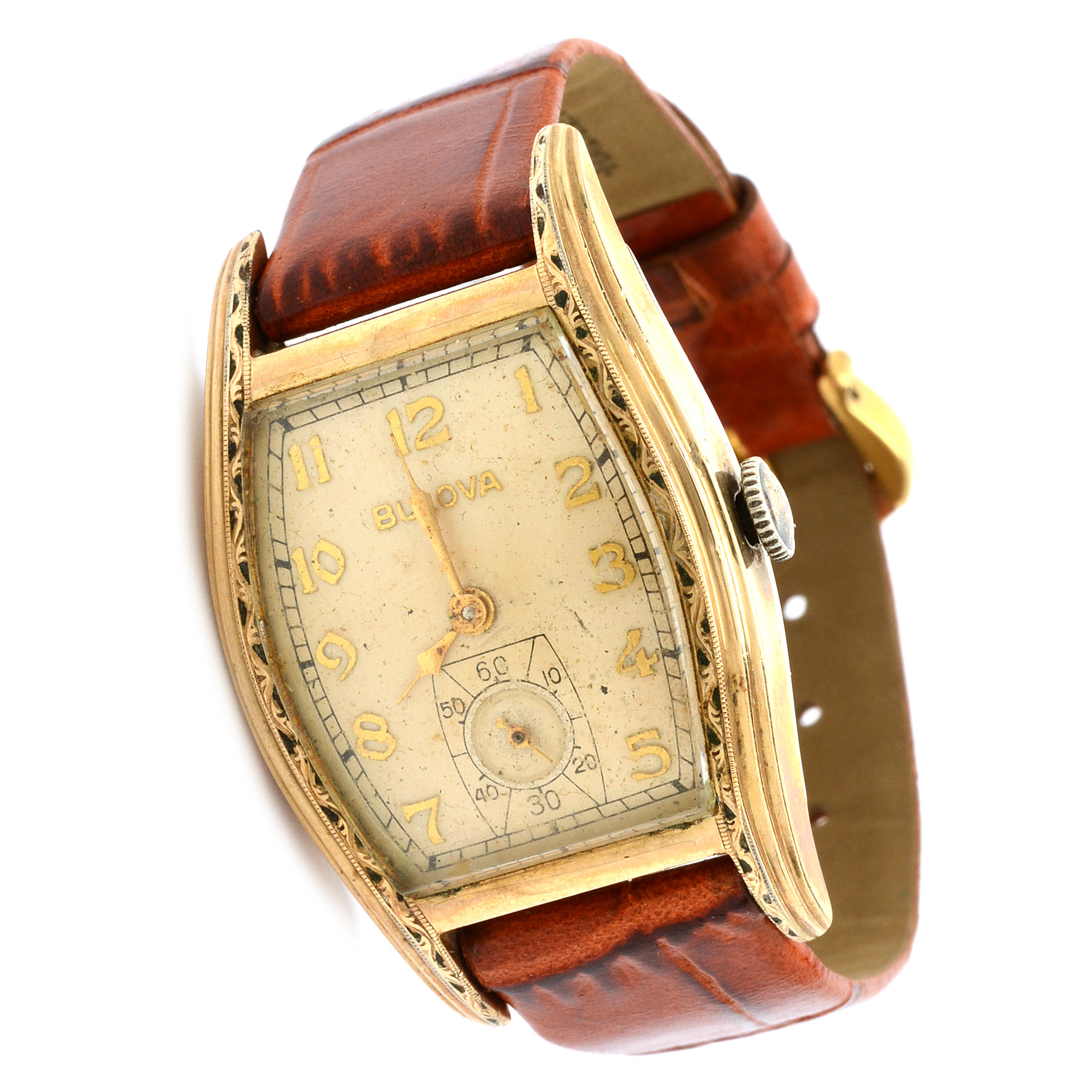 Vintage Bulova 10K Gold Plated Watch