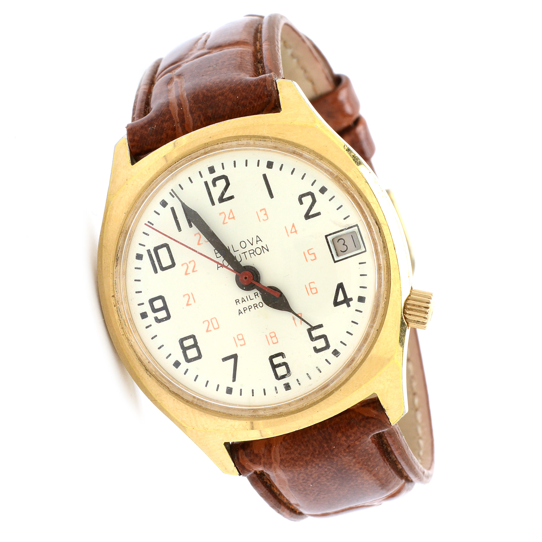 Vintage Bulova Accutron Railroad Approved Watch