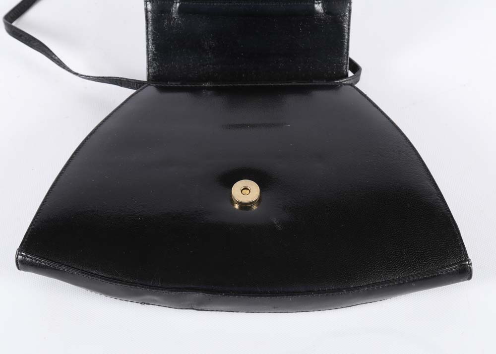 Vintage Leather Whiting and Davis Shoulder Bag